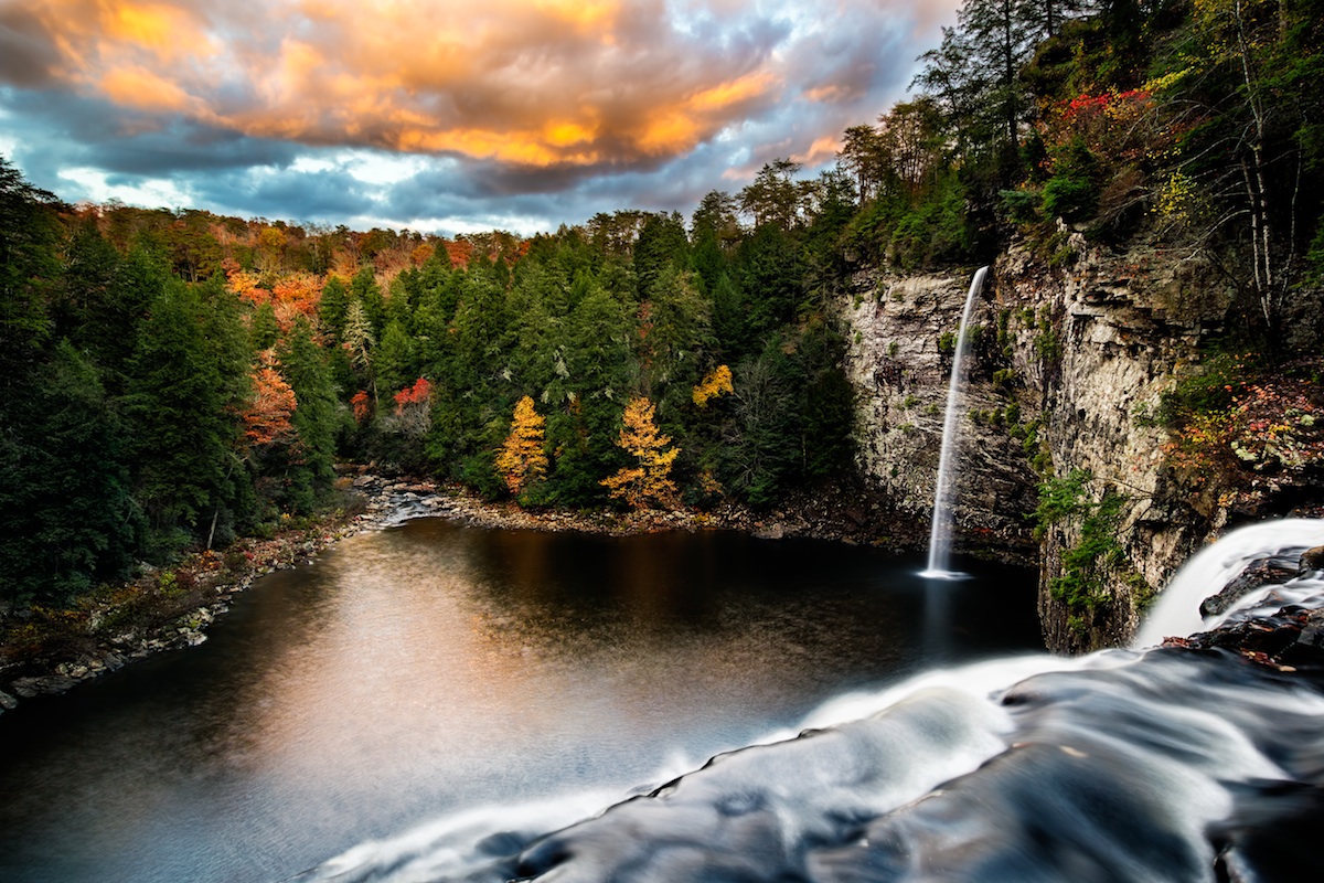 scenic view of fall creek falls