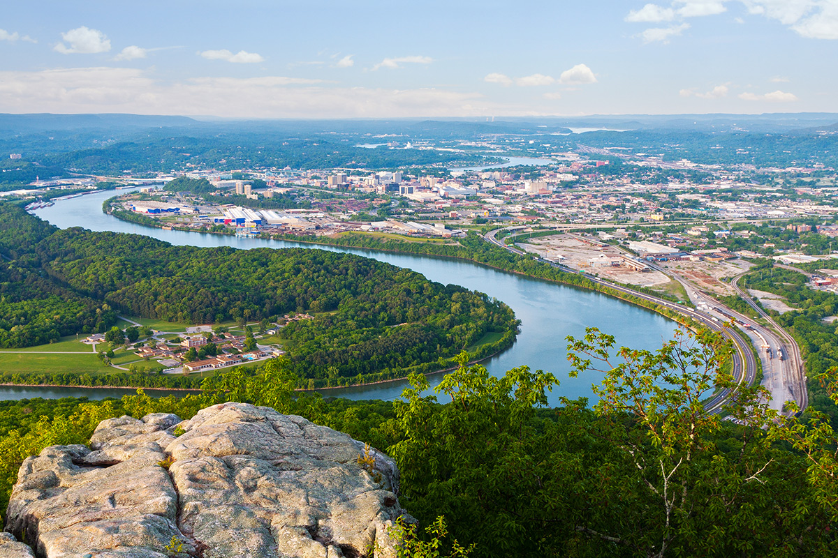 scenic view of downtown Chattanooga