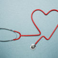 Stethoscope forming heart shape