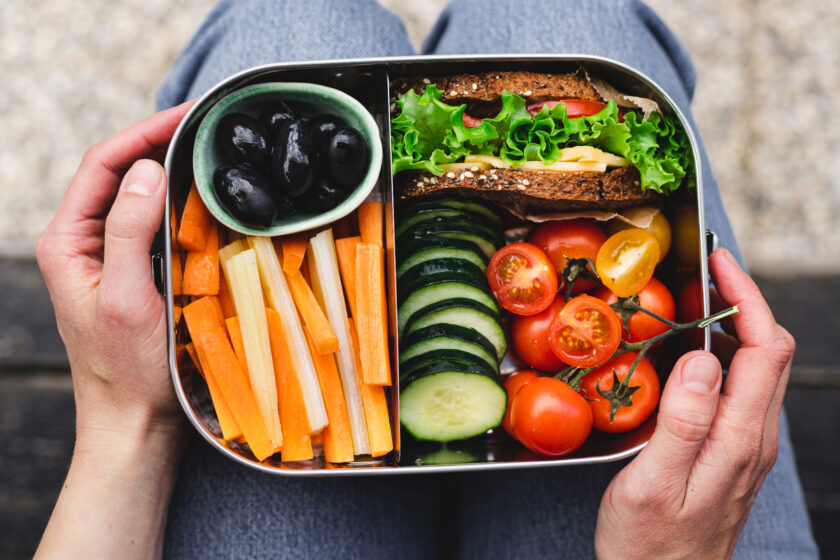 healthy lunch in a container