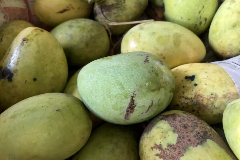 Pile of tropical fruit for healthy eating
